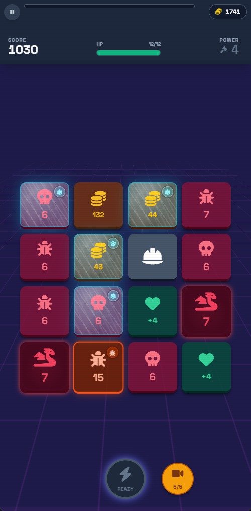 4×4 Grid gameplay screenshot