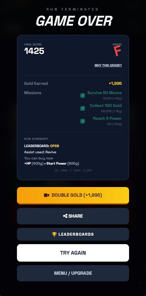 Main menu with modes screenshot